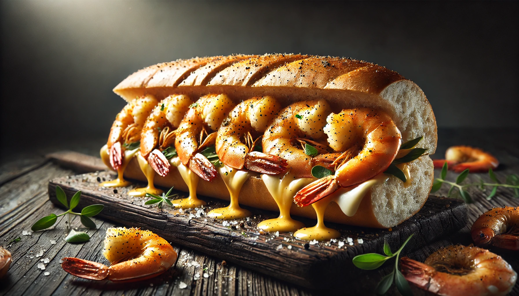 Spicy Prawn Sandwich